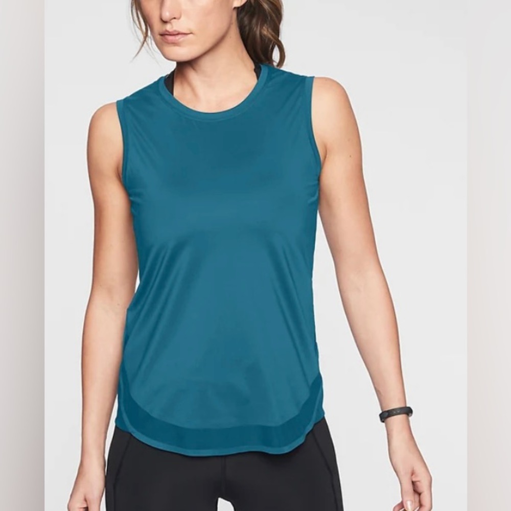 Athleta Cadence Tank in Coastal Teal